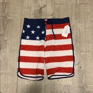 American flag bathing suit